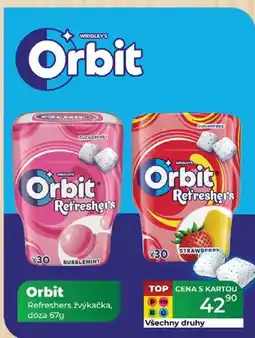 Tamda Foods Orbit Refreshers žvýkačka, dóza 67g nabídka