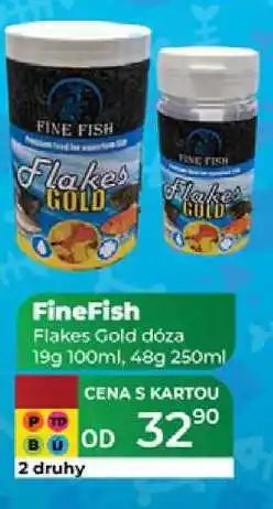 Tamda Foods FineFish Flakes Gold dóza 19g 100ml, 48g nabídka