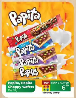 Tamda Foods Papita, Papita Choppy wafers 18g, 33g nabídka