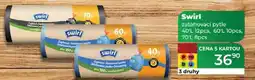 Tamda Foods Swirl zatahovací pytle 40'L 12pcs, 60'L 10pcs, 70'L 8pcs nabídka