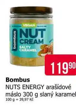 Teta Bombus NUTS ENERGY arašídové máslo 300 g nabídka