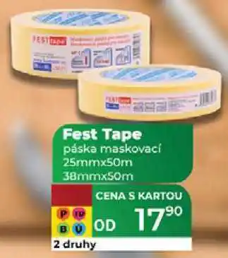 Tamda Foods Fest Tape páska maskovací 25mmx50m 38mmx50m nabídka