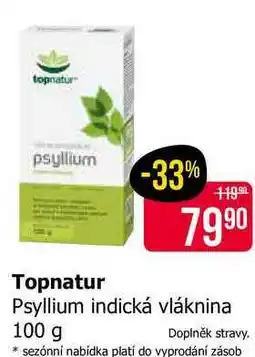 Teta Topnatur Psyllium indická vláknina 100 g nabídka