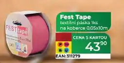 Tamda Foods Fest Tape textilní páska 1ks na koberce 0,05x10m nabídka
