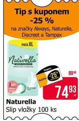 Teta Naturella Slip vložky 100 ks nabídka