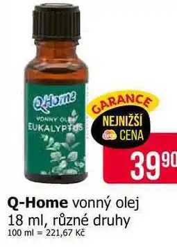 Teta Q-Home vonný olej 18 ml, různé druhy nabídka