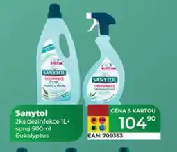 Tamda Foods Sanytol 2ks dezinfekce 1L+ sprej 500ml Eukalyptus nabídka
