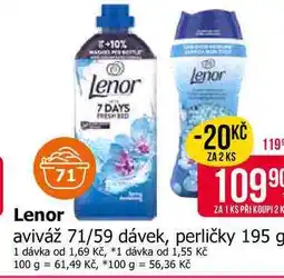 Teta Lenor Unstoppables Vonné Perličky 195g, vybrané druhy nabídka