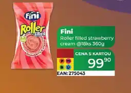 Tamda Foods Fini Roller filled strawberry cream @18ks 360g nabídka