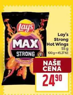 Billa Lay's Strong Hot Wings 55 g nabídka