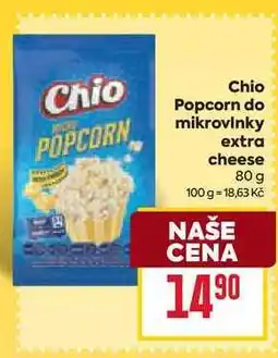 Billa Chio Popcorn do mikrovlnky extra cheese 80 g nabídka