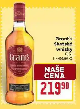 Billa Grant's Skotská whisky 0,5l nabídka