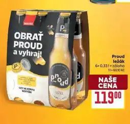 Billa Proud ležák 6x 0,33l nabídka