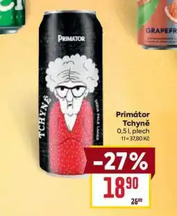 Billa Primátor Tchyně 0,51, plech nabídka