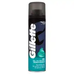 Billa Gillette Sensitive skin gel na holení 200ml nabídka