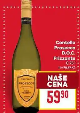 Billa Contello Prosecco D.O.C. Frizzante 0,75l nabídka