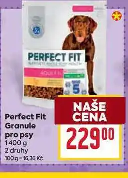 Billa Perfect Fit Granule pro psy 1400 g nabídka