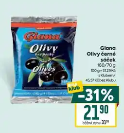 Billa Giana Olivy černé sáček nabídka