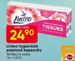 Hruška Linteo hygienické papírové kapesníky nabídka