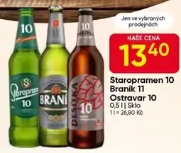 Hruška Staropramen 10, Branik 11, Ostravar 10 nabídka