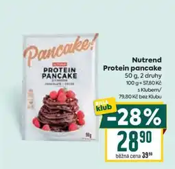 Billa Nutrend Protein pancake nabídka