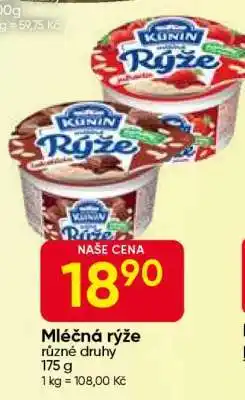 Hruška Mléčná rýže nabídka