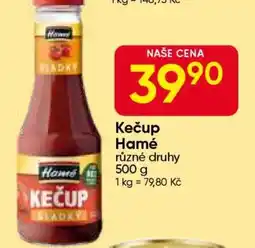 Hruška Kečup Hamé nabídka
