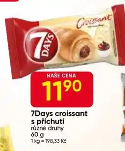 Hruška 7Days croissant s příchutí nabídka