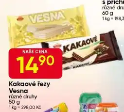 Hruška Kakaové řezy, Vesna nabídka