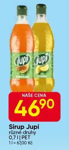 Hruška SIRUP JUPÍ nabídka