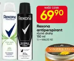 Hruška Rexona antiperspirant nabídka