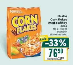 Billa Nestlé Corn Flakes Med a oříšky nabídka