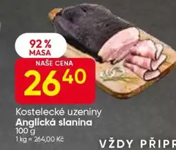Hruška Kostelecké Uzeniny Anglická slanina nabídka