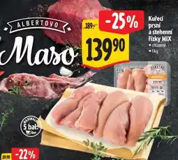 Albert Kuřecí prsí a stehenní řízky MIX nabídka