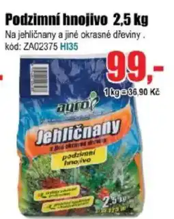 EVA Podzimní hnojivo nabídka