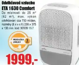 EVA Odvlhčovač vzduchu ETA 1630 Comfort nabídka