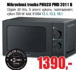 EVA Mikrovlnná trouba PHILCO PMD 2011 B nabídka