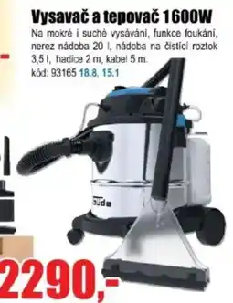 EVA Vysavač a tepovač 1600W nabídka