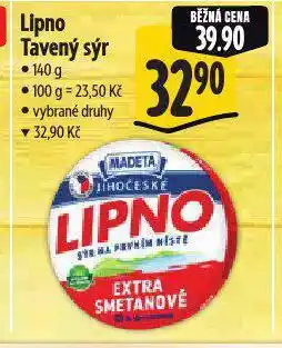 Albert Lipno tavený sýr nabídka