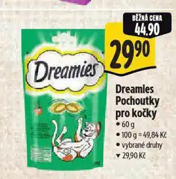 Albert Dreamies pochoutka pro kočky nabídka