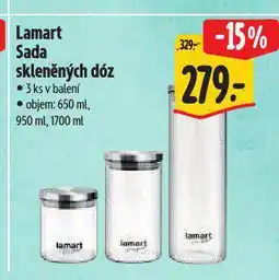 Albert Sada skleněných dóz nabídka