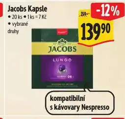Albert Jacobs kávové kapsle nabídka