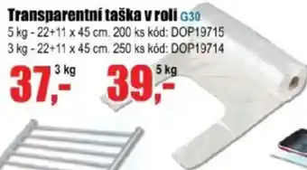 EVA Transparentní taška v roli nabídka