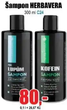 EVA Šampon HERBAVERA nabídka