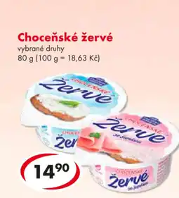 CBA Choceňské žervé nabídka