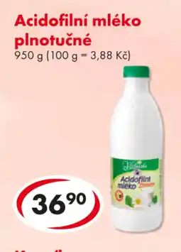 CBA Acidofilní mléko plnotučné nabídka