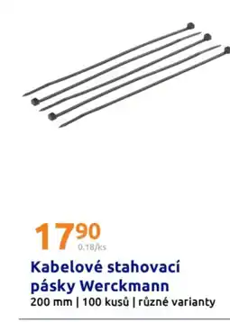 Action Kabelové stahovací pásky werckmann nabídka