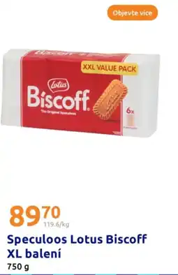 Action Speculoos lotus biscoff xl balení nabídka