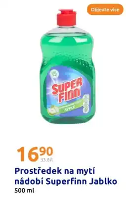 Action Prostředek na mytí nádobí superfinn jablko nabídka