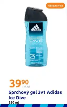 Action Sprchový gel 3v1 adidas ice dive nabídka